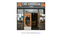 Tablet Screenshot of cafe-amsterdam.com